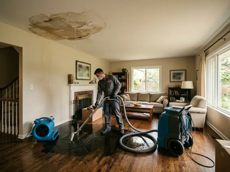 attic-pipe-burst-ceiling-drip-008 — frequently asked questions, Water Damage Restoration & Carpet Care in Northampton, PA